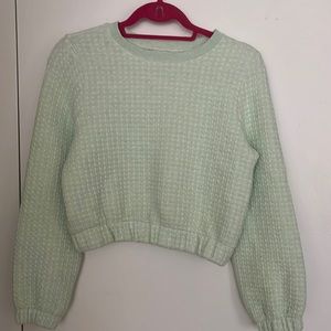 ONLY Mint green cropped sweater